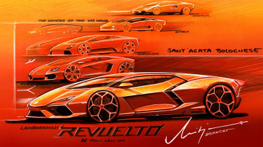 Lamborghini Revuelto design